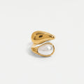 Anillo 18k - Gota y Perla