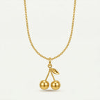 Collar 18k - Cerezas