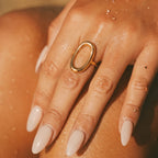 Anillo 18k - Oval