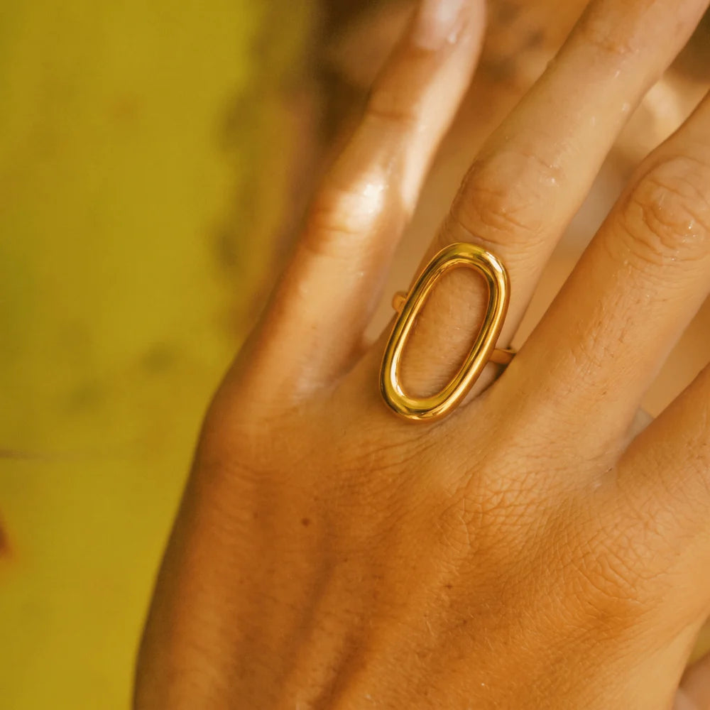 Anillo 18k - Oval