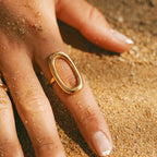 Anillo 18k - Oval