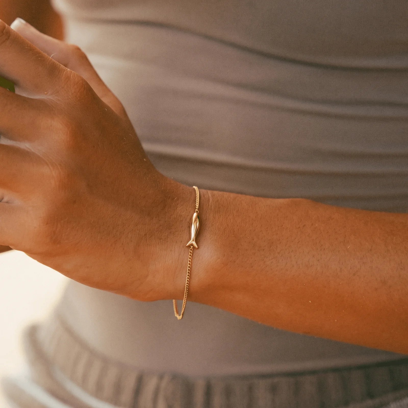 Pulsera 18k - Pez