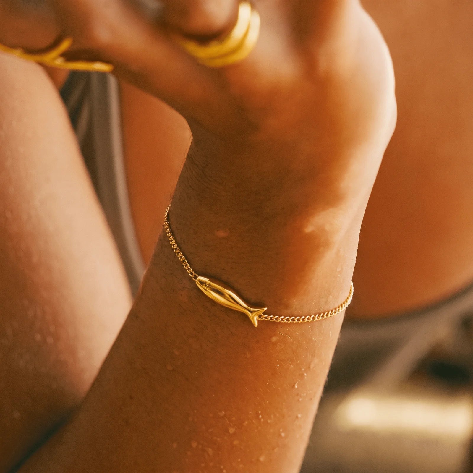 Pulsera 18k - Pez