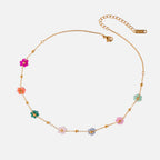 Collar 18k - Floral