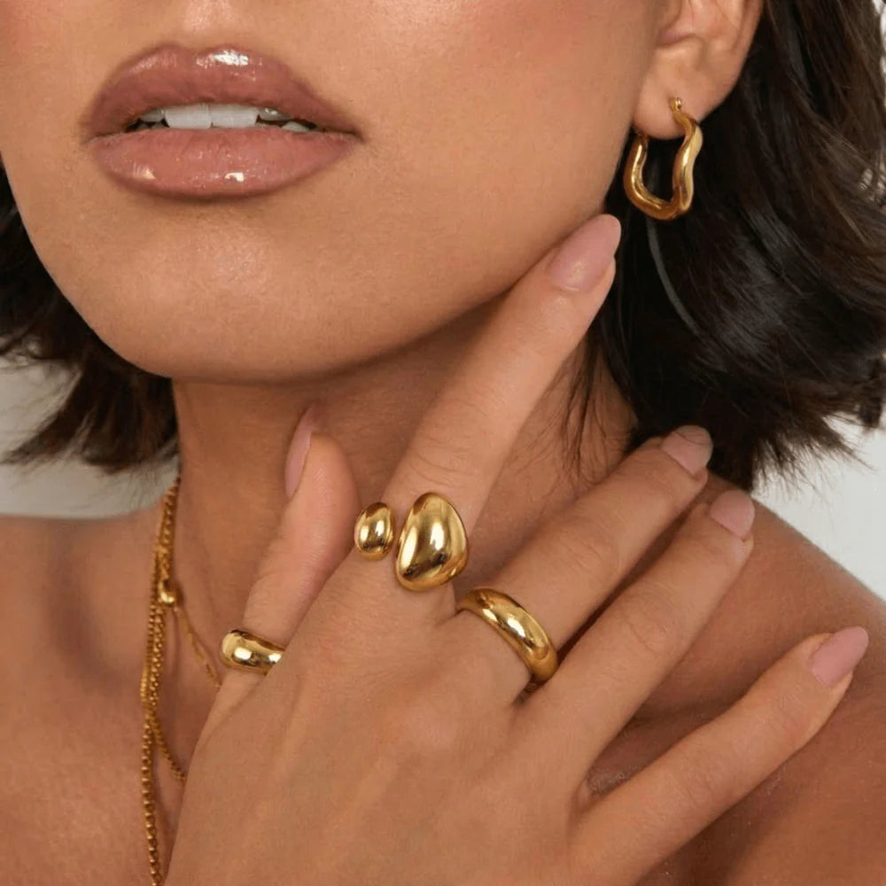 Pendientes 18k - Malaga