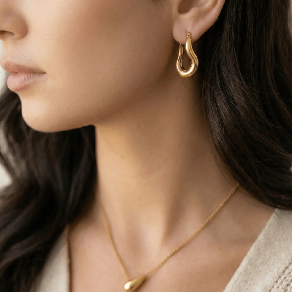 Pendientes 18k - Malaga