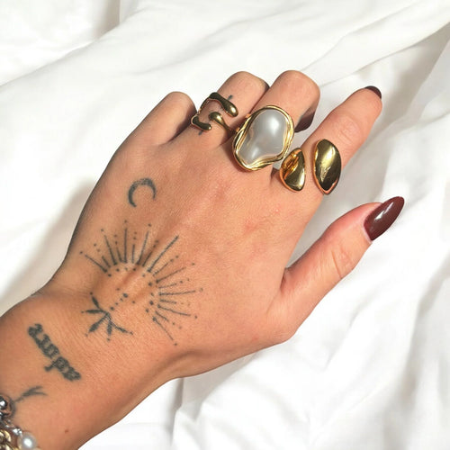Anillo 18k -  Perla Essenza
