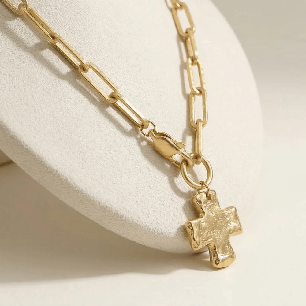 Collar - Cruz Moderna