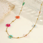Collar 18k - Floral