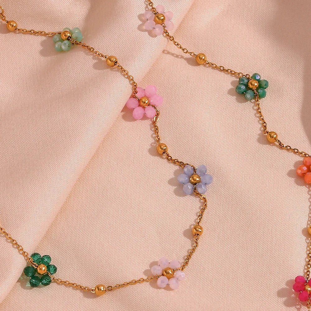 Collar 18k - Floral