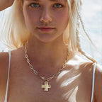 Collar - Cruz Moderna