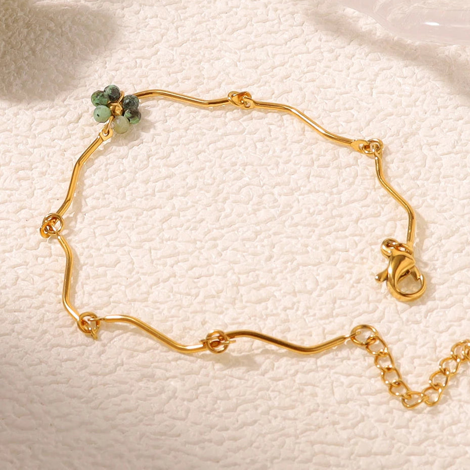 Pulsera 18k - Trébol