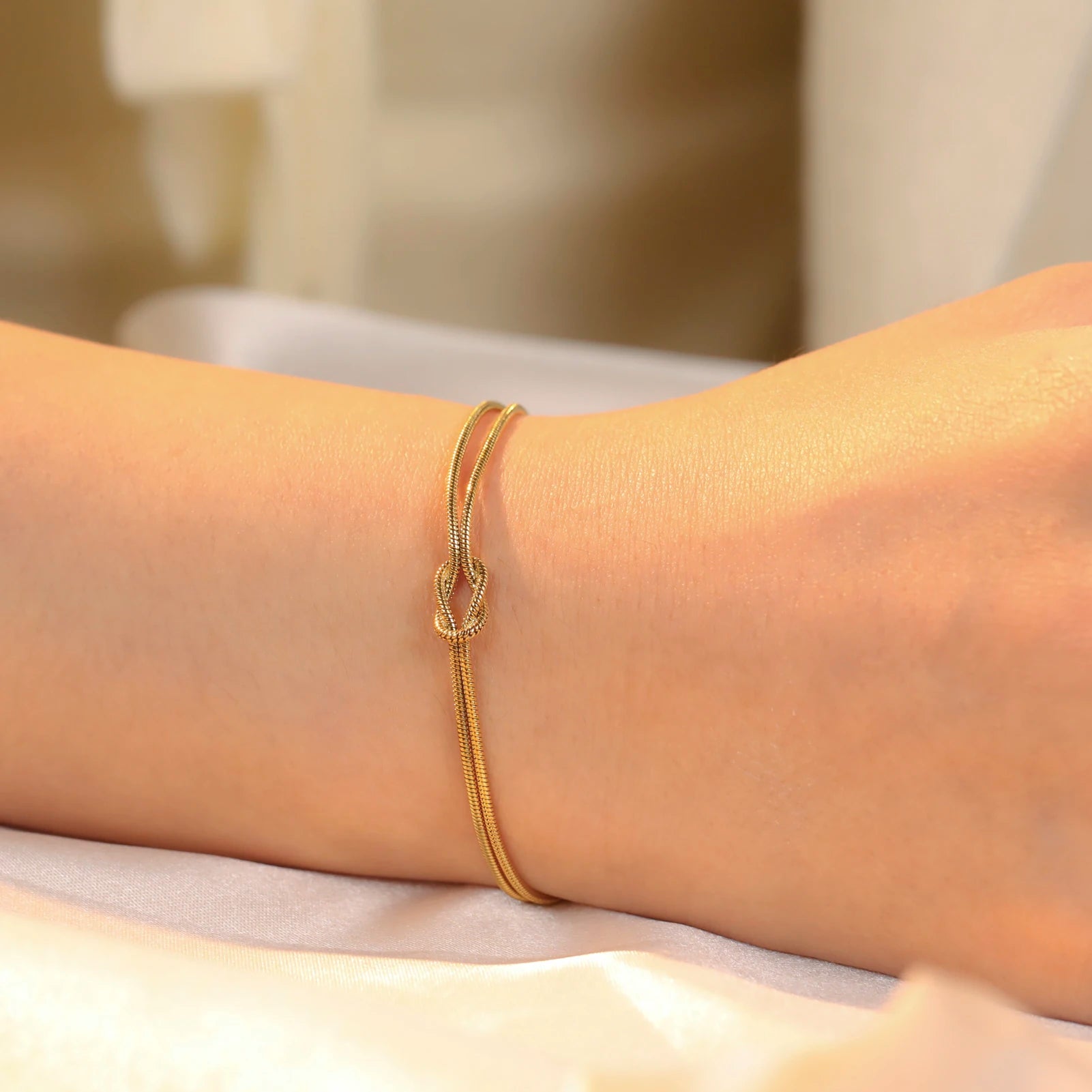 Pulsera 18k - Nudo