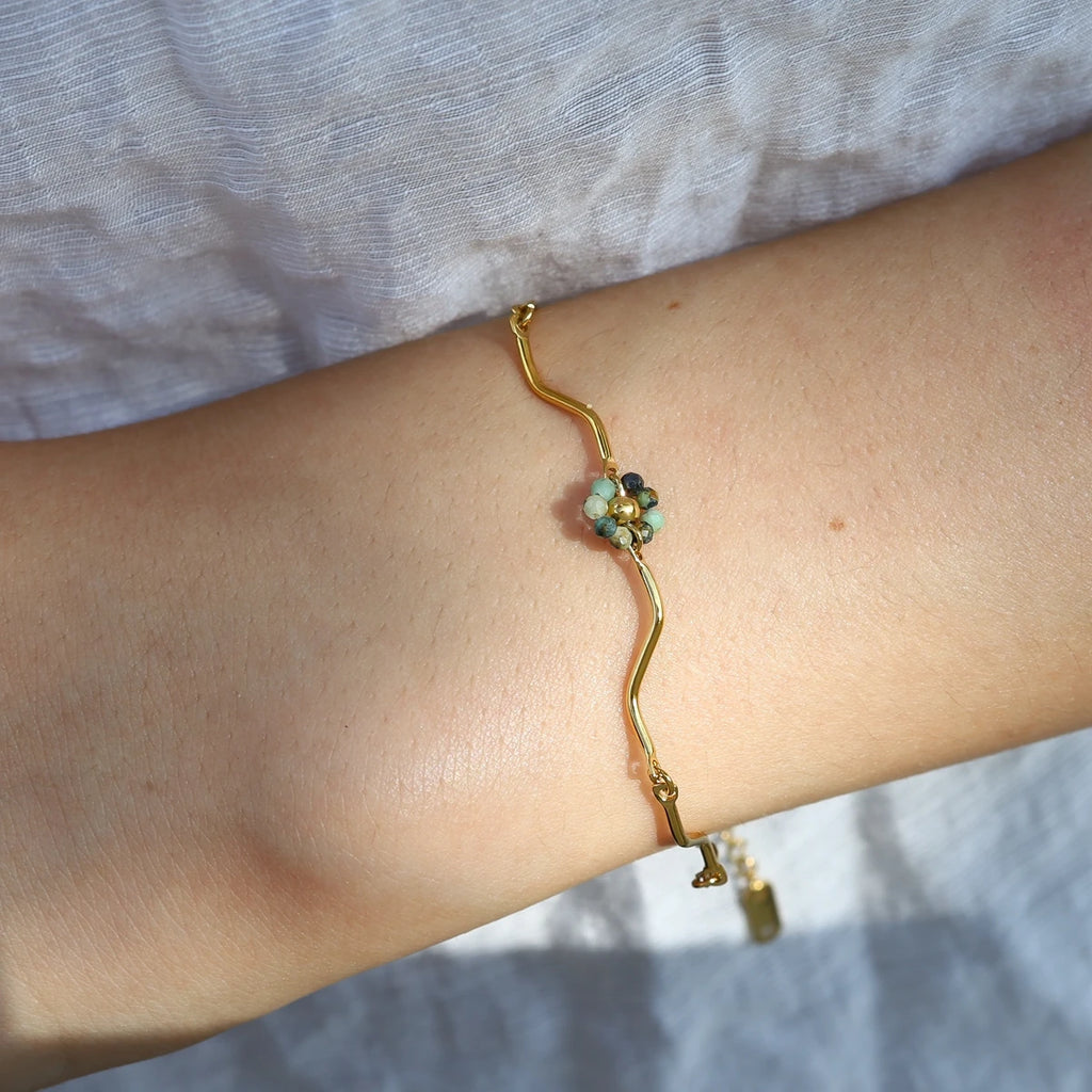 Pulsera 18k - Trébol