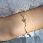 Pulsera 18k - Trébol