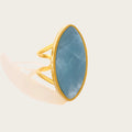 Anillo 18k - Azul
