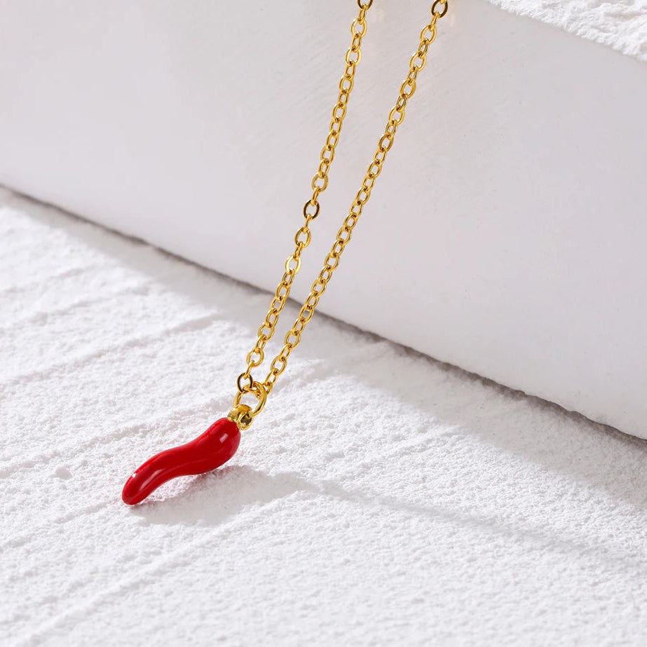 Collar 18K - Pimienta