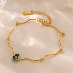 Pulsera 18k - Trébol