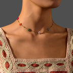 Collar 18k - Floral