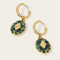 Pendientes 18k - Piedra natural