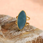 Anillo 18k - Azul