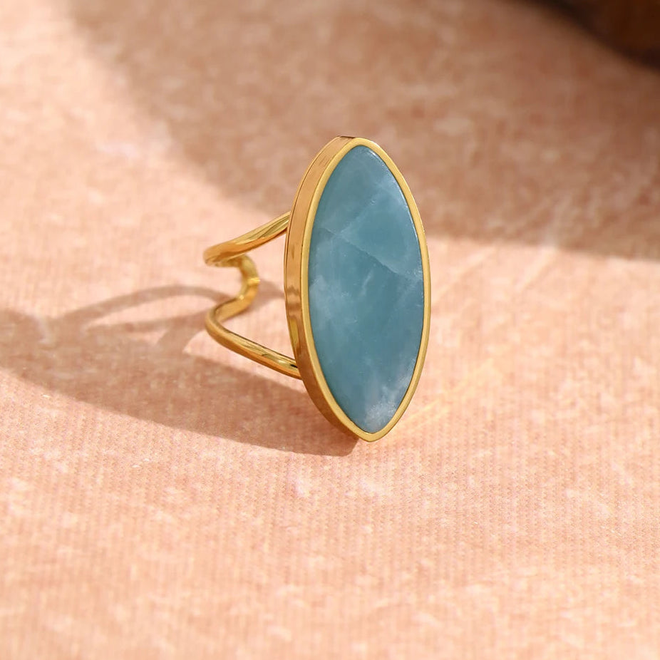Anillo 18k - Azul