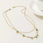 Collar doble 18K