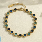 Pulsera 18k - Azul
