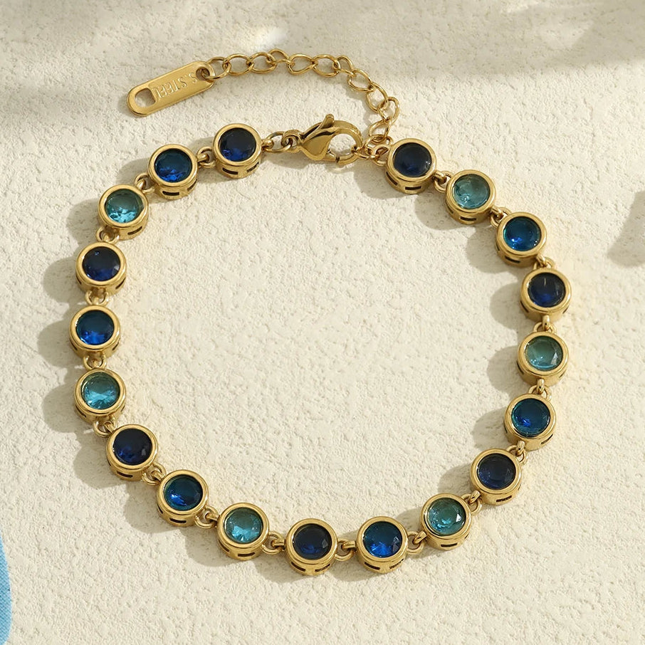 Pulsera 18k - Azul