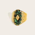 Anillo 18k -  Piedra natural