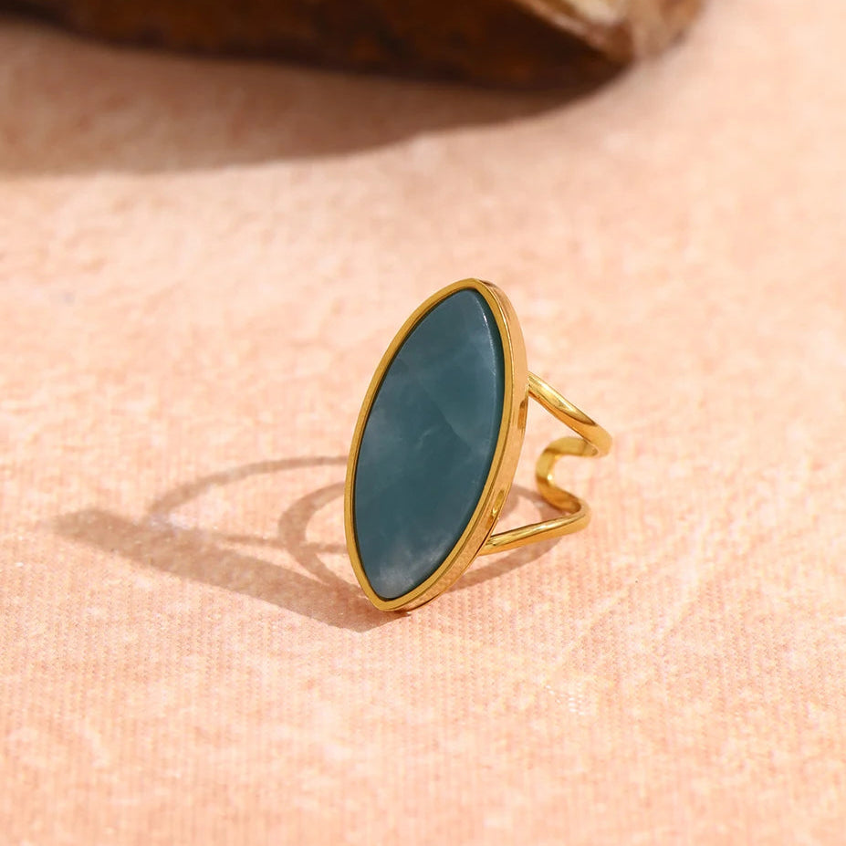 Anillo 18k - Azul