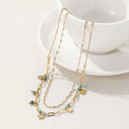 Collar doble 18K