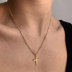 Collar 18k - Cruz
