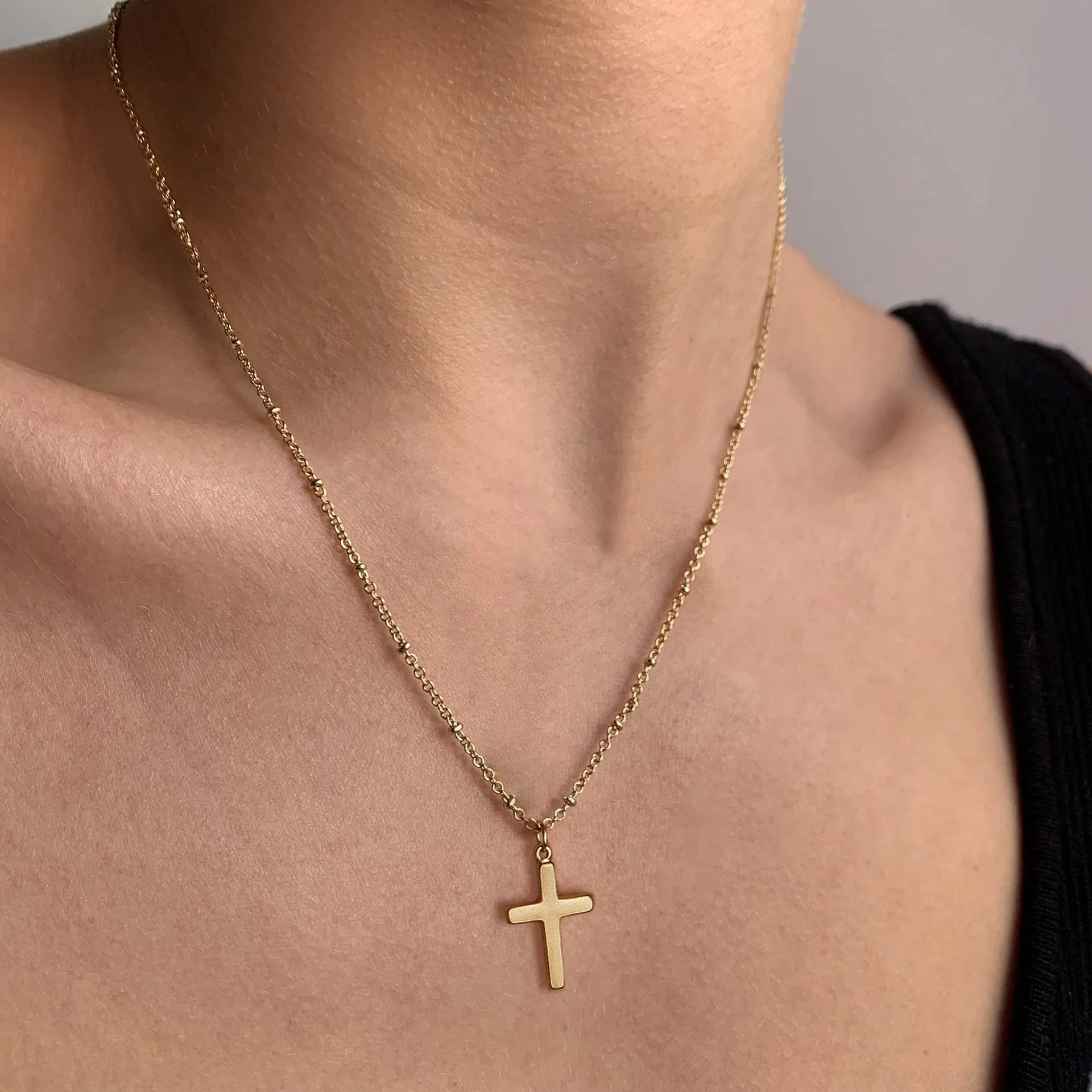 Collar 18k - Cruz