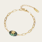 Pulsera 18k - Piedra natural