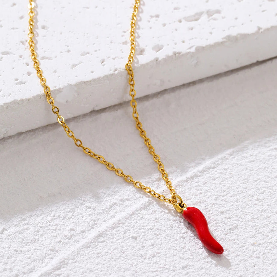 Collar 18K - Pimienta