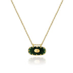 Collar 18k - Piedra natural