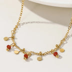 Pulsera 18k -  Rojo