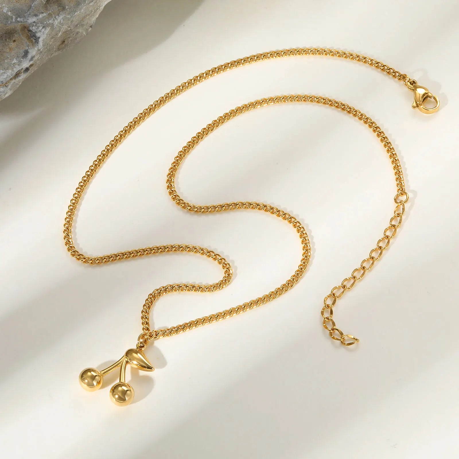 Collar 18k - Cerezas