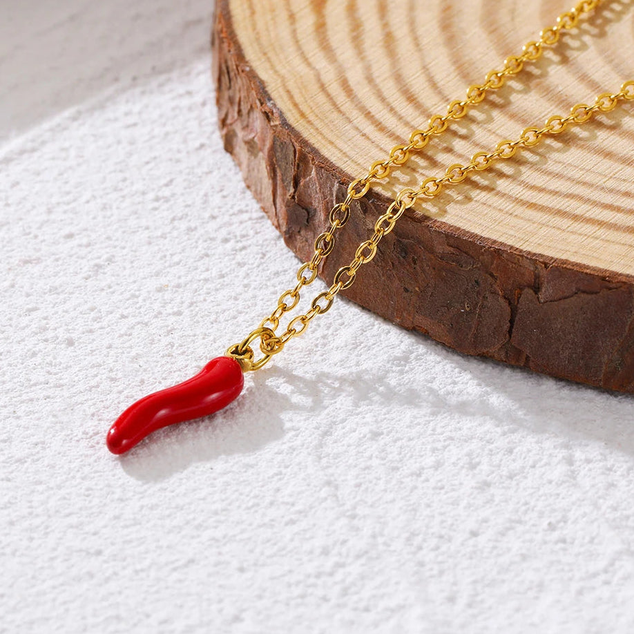 Collar 18K - Pimienta