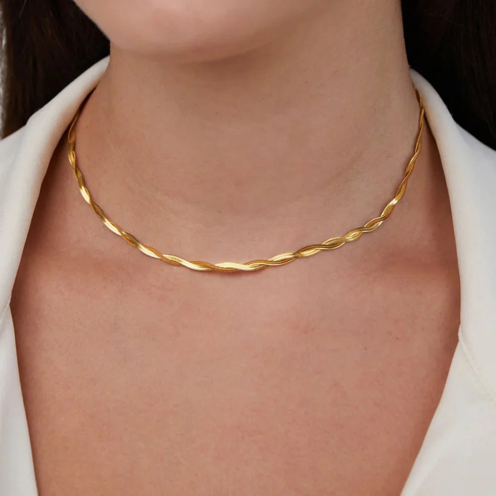 Collar 18k - Retorcida