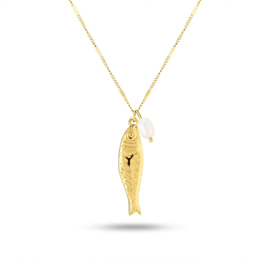 Collar 18k - Pez
