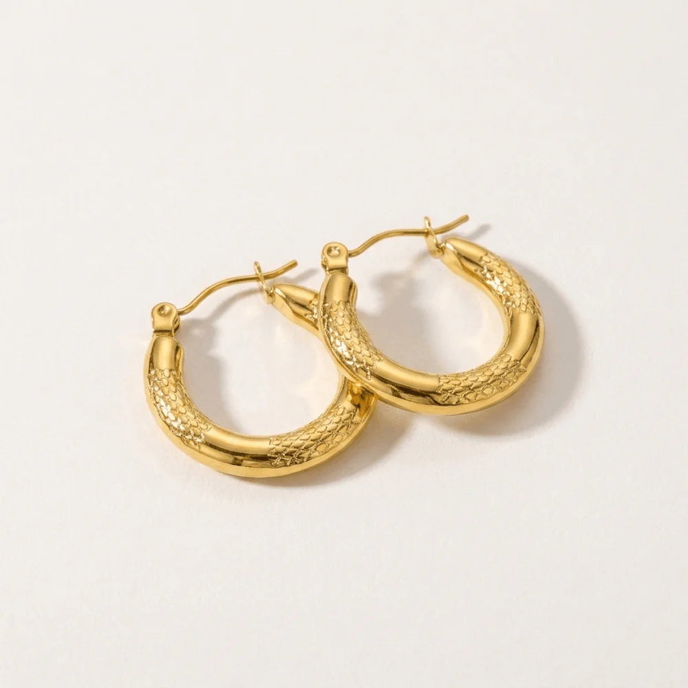 Pendientes 18k - Cobra