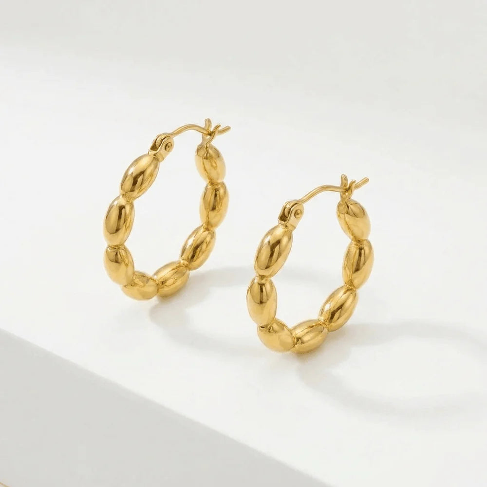 Pendientes 18k - Bolitas