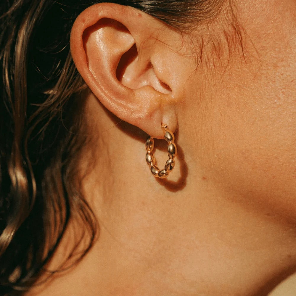 Pendientes 18k - Bolitas