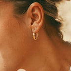 Pendientes 18k - Cobra